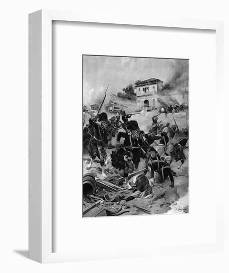 Indian Mutiny, Lucknow-Henri Dupray-Framed Art Print