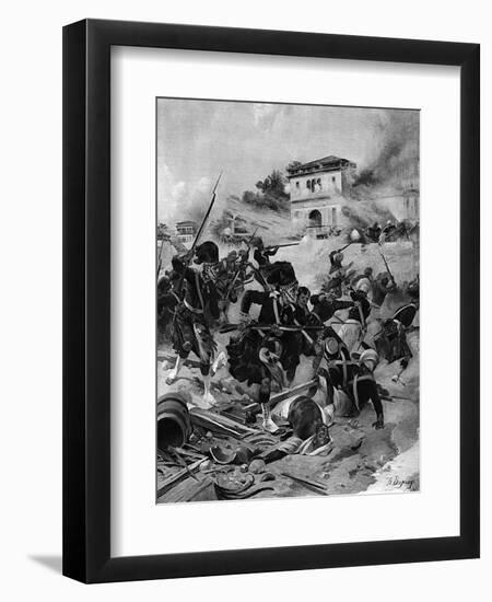 Indian Mutiny, Lucknow-Henri Dupray-Framed Art Print