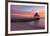 Indian Ocean Sunset Maldives-null-Framed Art Print