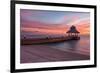 Indian Ocean Sunset Maldives-null-Framed Art Print