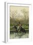 Indian on Horseback, 1905-Henry F. Farny-Framed Giclee Print