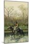 Indian on Horseback, 1905-Henry F. Farny-Mounted Giclee Print