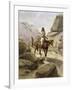 Indian on Horseback-Heinrich Hansen-Framed Giclee Print