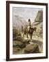 Indian on Horseback-Heinrich Hansen-Framed Giclee Print