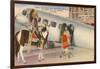 Indian on Pinto with Airplane, Oklahoma City, Oklahoma-null-Framed Art Print