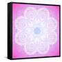 Indian Ornament, Mandala in Pink-art_of_sun-Framed Stretched Canvas