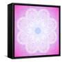 Indian Ornament, Mandala in Pink-art_of_sun-Framed Stretched Canvas