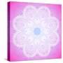 Indian Ornament, Mandala in Pink-art_of_sun-Stretched Canvas