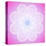 Indian Ornament, Mandala in Pink-art_of_sun-Stretched Canvas