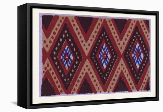 Indian Ornament-null-Framed Stretched Canvas