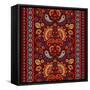 Indian Paisley Pattern-Andriy Lipkan-Framed Stretched Canvas