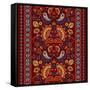 Indian Paisley Pattern-Andriy Lipkan-Framed Stretched Canvas