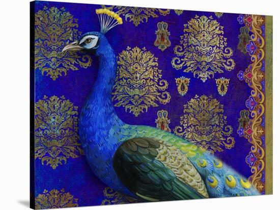 Indian Peacock-Maria Rytova-Stretched Canvas