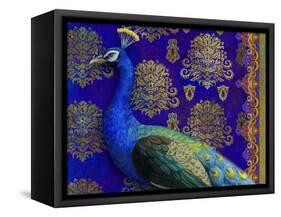 Indian Peacock-Maria Rytova-Framed Stretched Canvas
