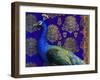 Indian Peacock-Maria Rytova-Framed Giclee Print