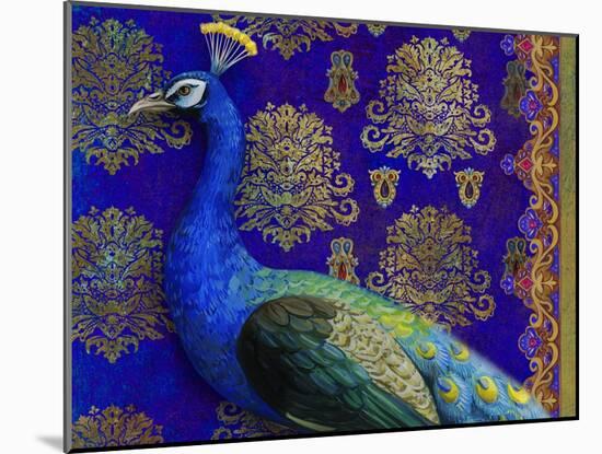 Indian Peacock-Maria Rytova-Mounted Giclee Print