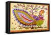 Indian peacock-Sarah Thompson-Engels-Framed Stretched Canvas