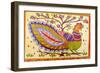 Indian peacock-Sarah Thompson-Engels-Framed Giclee Print