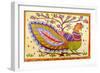 Indian peacock-Sarah Thompson-Engels-Framed Giclee Print