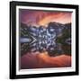 Indian Peaks Reflection-Darren White Photography-Framed Photographic Print