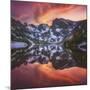 Indian Peaks Reflection-Darren White Photography-Mounted Photographic Print