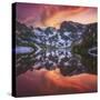 Indian Peaks Reflection-Darren White Photography-Stretched Canvas