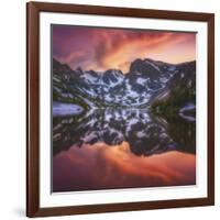 Indian Peaks Reflection-Darren White Photography-Framed Photographic Print