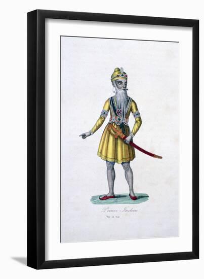 Indian Prince, 1830-null-Framed Premium Giclee Print