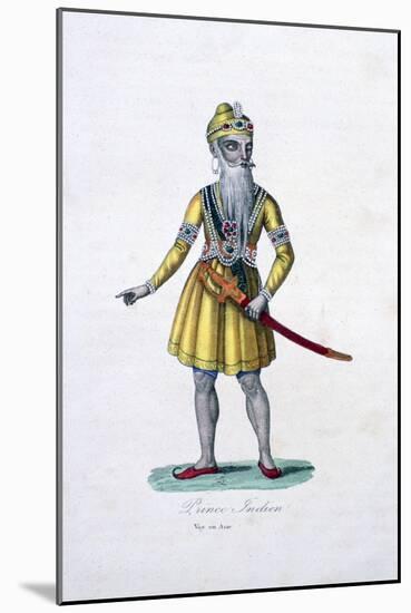Indian Prince, 1830-null-Mounted Giclee Print
