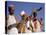 Indian Rabbi Blowing the Shofar Horn on the Jewish Sabbath-Alfred Eisenstaedt-Stretched Canvas