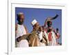 Indian Rabbi Blowing the Shofar Horn on the Jewish Sabbath-Alfred Eisenstaedt-Framed Photographic Print