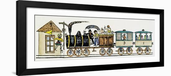 Indian Railway, c1870-null-Framed Giclee Print