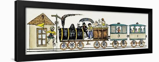 Indian Railway, c1870-null-Framed Giclee Print