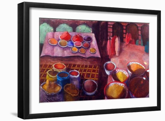 Indian Red, 2004-Charlotte Moore-Framed Premium Giclee Print