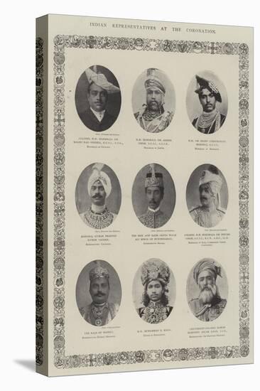 Indian Representatives at the Coronation-null-Stretched Canvas