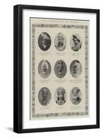 Indian Representatives at the Coronation-null-Framed Giclee Print