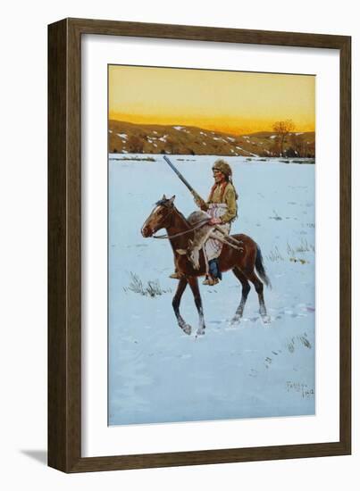 Indian Returning from the Hunt, 1912-Henry Francois Farny-Framed Giclee Print