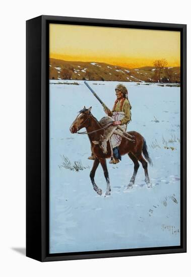Indian Returning from the Hunt, 1912-Henry Francois Farny-Framed Stretched Canvas
