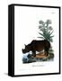 Indian Rhinoceros-null-Framed Stretched Canvas