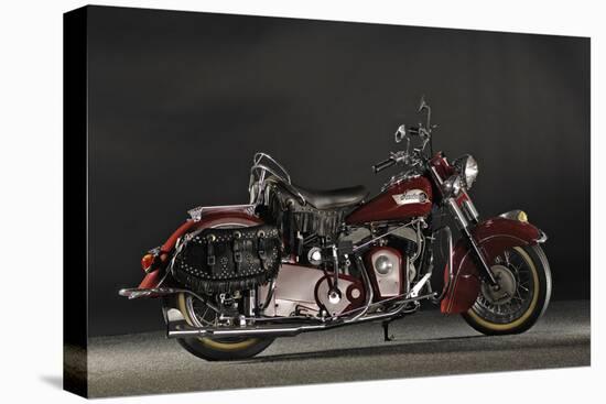 Indian Roadmaster Chief 1953-Simon Clay-Stretched Canvas