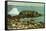 Indian Rock, Narragansett Pier, Rhode Island-null-Framed Stretched Canvas