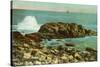 Indian Rock, Narragansett Pier, Rhode Island-null-Stretched Canvas