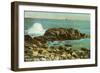 Indian Rock, Narragansett Pier, Rhode Island-null-Framed Art Print