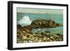 Indian Rock, Narragansett Pier, Rhode Island-null-Framed Art Print