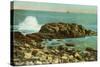 Indian Rock, Narragansett Pier, Rhode Island-null-Stretched Canvas