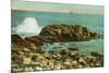 Indian Rock, Narragansett Pier, Rhode Island-null-Mounted Premium Giclee Print