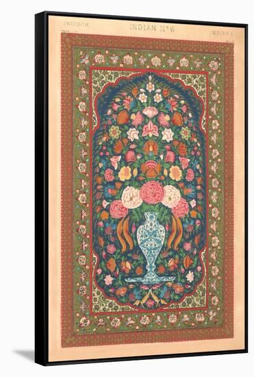 Indian Rug Pattern-null-Framed Stretched Canvas