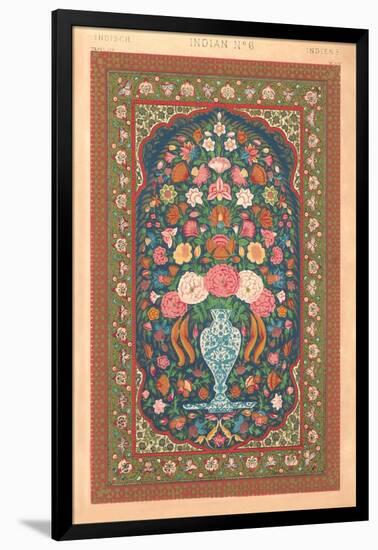 Indian Rug Pattern-null-Framed Art Print