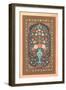 Indian Rug Pattern-null-Framed Art Print