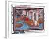 Indian Sailing Ships Described by Marco Polo, 15th Century-null-Framed Giclee Print